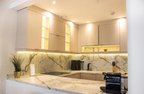Al Hamra Village Apartment | Stylish Two-Bedroom Apartment Overlooking the Sea by Hala Homes