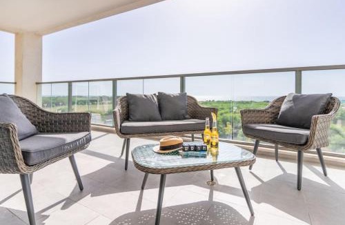 Nahariya Apartment | Sunlit Balcony and Coastal Charm by Sea N' Rent