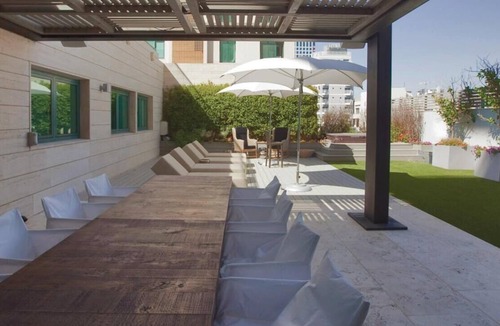 Kerem HaTeimanim Apartment | TLV water front 5 star 500 meter Garden apartment for rent