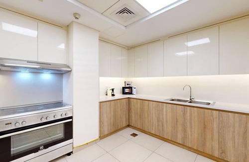 Mirdif Apartment | Tranquil 3BR Villa | Skyline & Lush Green Views