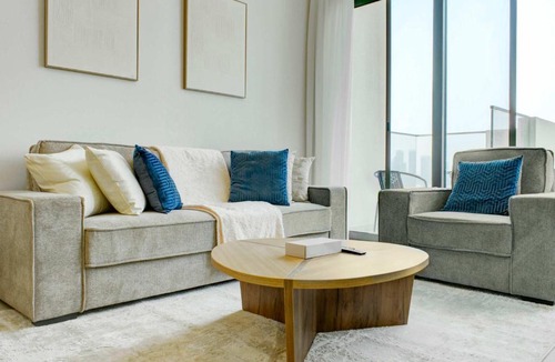 Jadaf Apartment | TRPS - Farhad Azizi, Al Jaddaf - Premium 1BR, Furnished with Pool View
