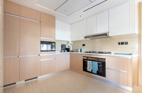 Abu Dhabi Apartment | Upscale 2BR Maid's Room w Spacious Balcony
