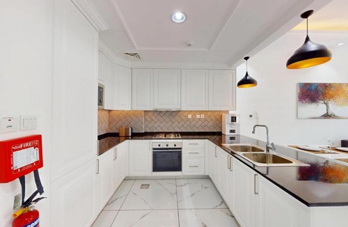 Al Barsha Apartment | Vacationer Holiday Homes I Upgraded 1 Bed with Pool View l Arjan