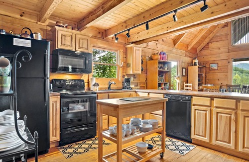 Lake Lure Cabin | Views, Mirror Lake Access, Wood Fireplace - Juve' Cabin by Carolina Properties