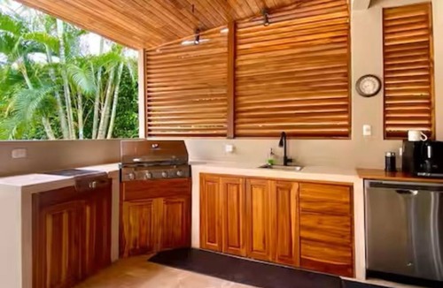 Tambor Villa | Villa Feliz-great backyard/pool in Los Delfines Golf & Country Club, Costa Rica.