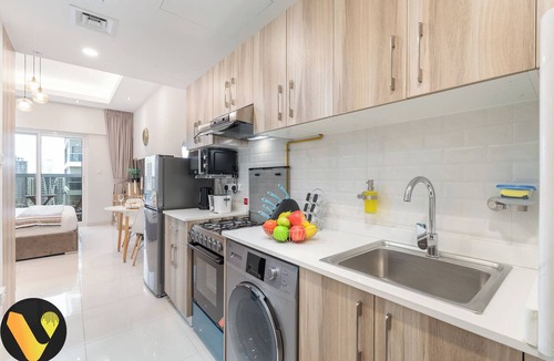 Dubai Sports City Apartment | Vogue | Hera Tower Sports City near First Avenue Mall