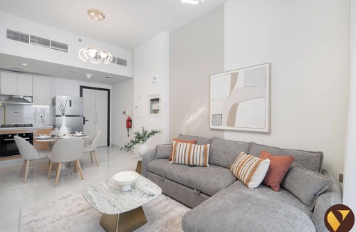 Al Barsha Apartment | Vogue | Skyz by Danube near Dubai Miracle Garden