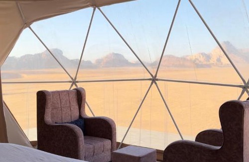 Wadi Rum Bed & Breakfast | Wadi Rum Rimal View Camp Panoramic View