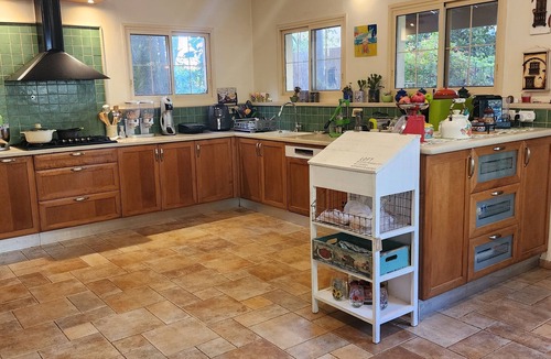 Lev HaSharon Villa | Welcoming villa with AC in charming Herut with calm atmosphere and lot of space
