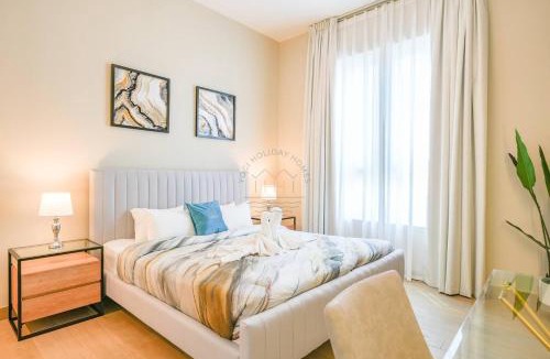 Dubai Apartment | Yogi - 1BR sea view apt with balcony & pool access