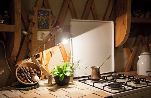 Amirim Ski Chalet | Yurt Located in a Little oak Grove