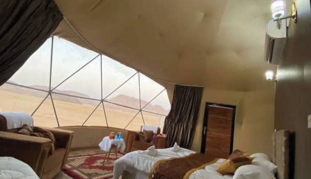 3-bedroom campground in welcoming Wadi Rum Village with AC, WiFi