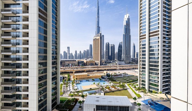 3BDR Apartment + maid room I Burj Khalifa view I Downtown
