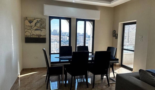 6-2 bedroom apartment with AC in vibrant Amman