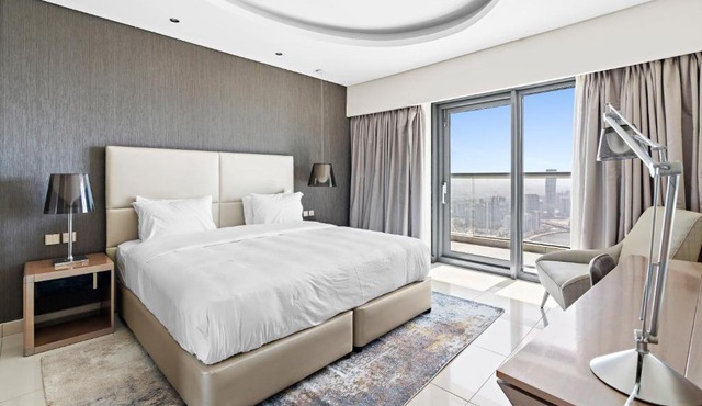 ALiving Elegant 1BR I Burj Khalifa View I Paramount Towers- 6103