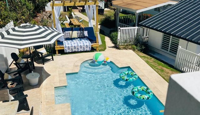 Beach Villa Don Rafa with pool and 5-bedrooms in Yabucoa