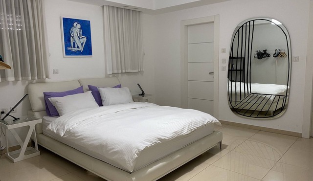 Beau mini-Penthouse à la Marina d'Ashdod: REF/CHRISTELLE. Vue mer panoramique