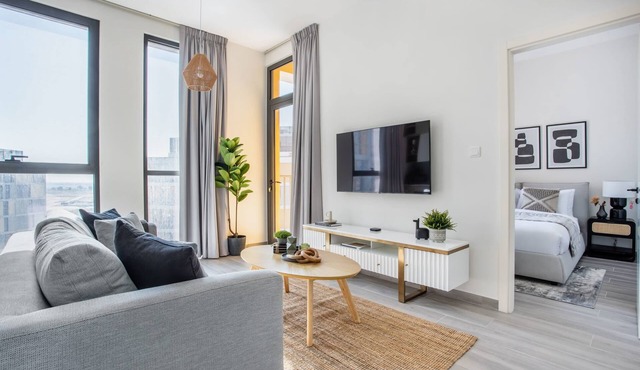 Bright 1BR w/Community Views in Production City!