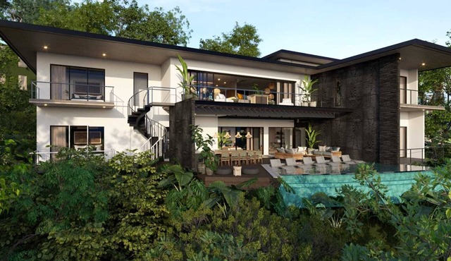 Casa Anjali Estate = Three Private Luxury Villas Retreat Overlooking the Ocean