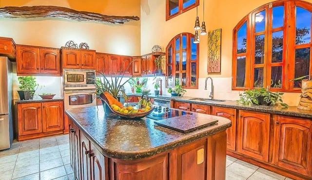 Castillo del Sol, Luxury Private Villa, Mountain top, Stunning sunset view in Ojochal
