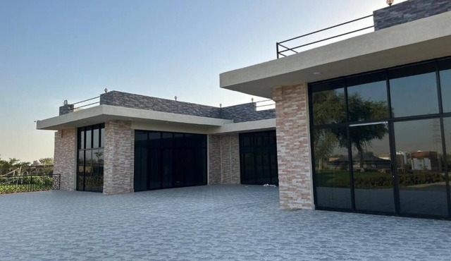 Charming 3-Living room villa in brilliant Muwailha with AC, WiFi,Nature Enriched