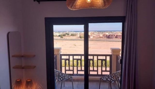 Chic Seaview Studio + Private Roof - Nabq Bay in Sharm El Sheikh