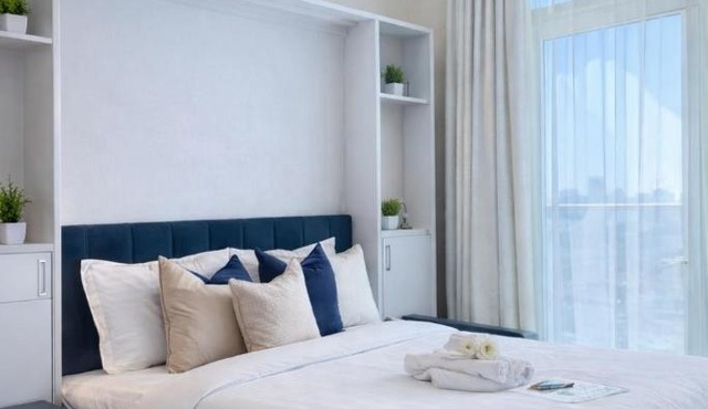 Chic Studio near Miracle Garden & GlobalVillage