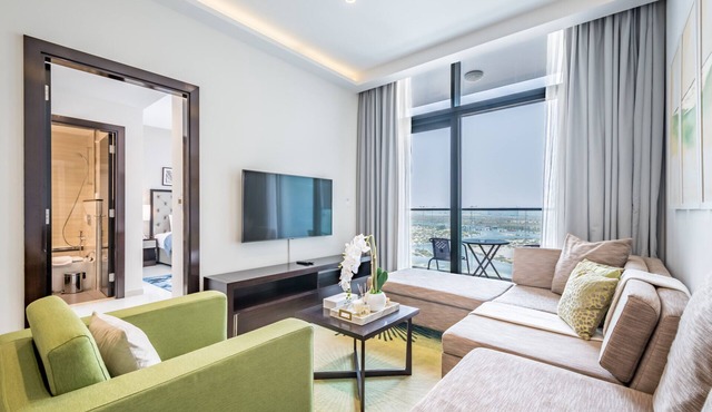 Cosmopolitan 1BR Apartment in Celestia B, Dubai South by Deluxe Holiday Homes