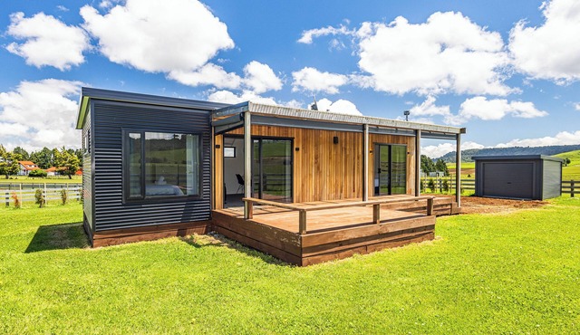 Cozy Cabin with a View - Ohakune Holiday Home in Ohakune