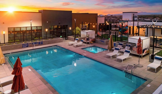 Desert Ridge Condo Shared Rooftop Pool + Sauna + Mountain Views | Azur #245 in Phoenix