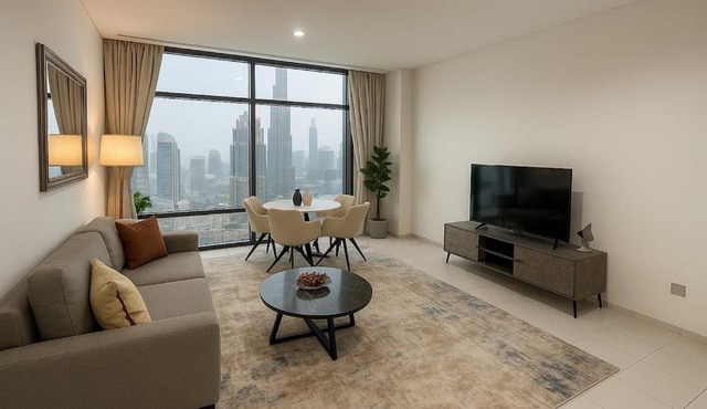 DIFC Index Tower Burj Khalifa View 1BR