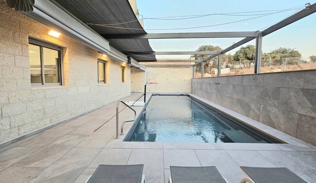 Double aqua suite with a heated private pool