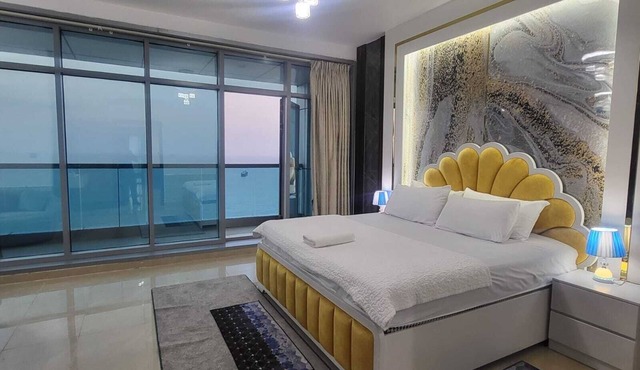 Duplex three bedroom apartment with sea view.