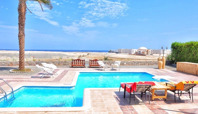Family-Friendly Red Sea Villa Private Pool Beach & Diving Nearby in Marsa Alam