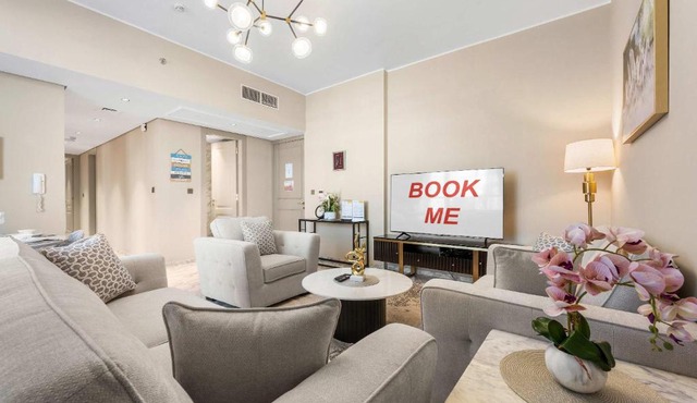Free housekeeping visits during your stay - StayShort - Hidden Jewel 1 minute walk from Al Furjan Metro Sleeps 5