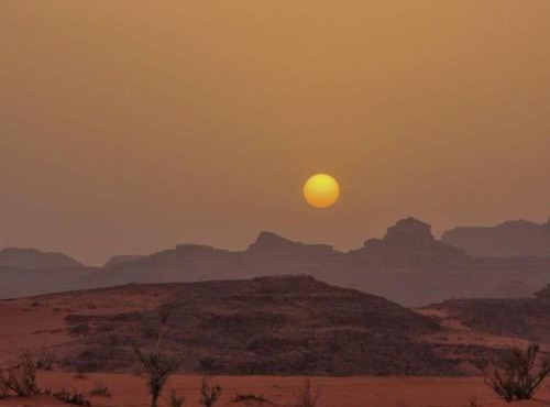 Glow of Wadi Rum Camp