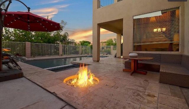 Hot Tub Time Machine And A Fire Pit in Phoenix
