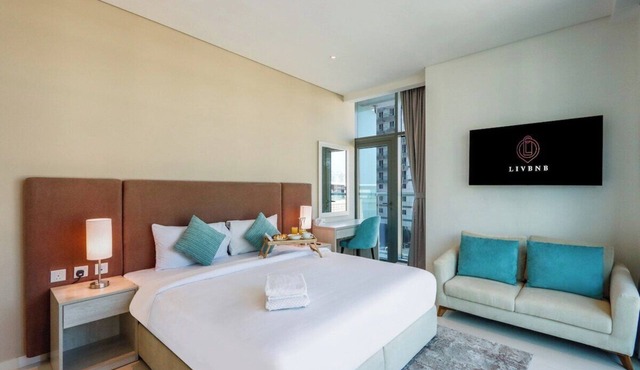 Livbnb- Cosy Studio in Palm, Close to Nakheel Mall