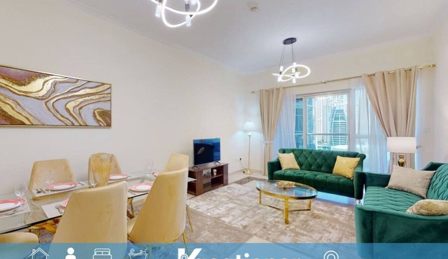 Lux 3 Bed I Prime Marina Stay I Close to JBR Beach I Zen Tower