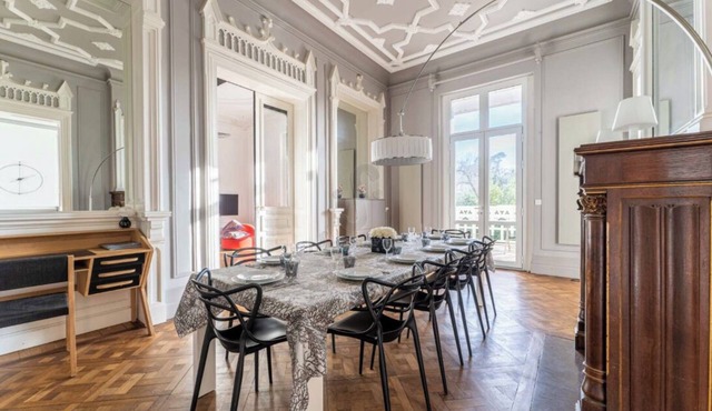 Luxurious 140m2 apartment, terrace, garden, beach at 100m, renovated by architect in Arcachon