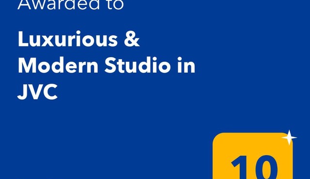 Luxurious & Modern Studio in JVC