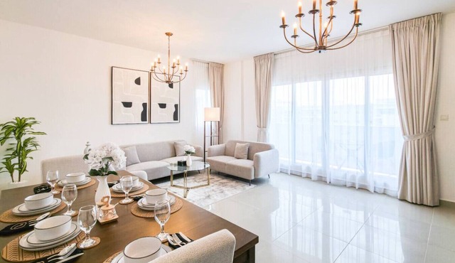 Luxury 3BR in Al Reef Downtown with pool access