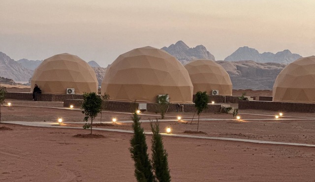 Luxury purple bubble tents