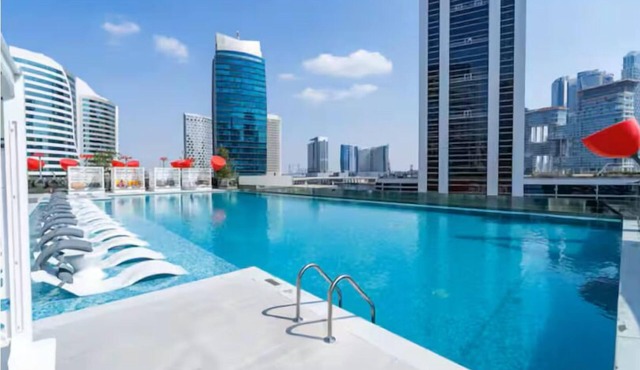 MAG Stylish Studio in Business Bay Pool