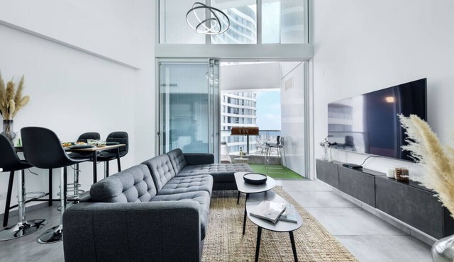 Mamad Modern Duplex with Sea View