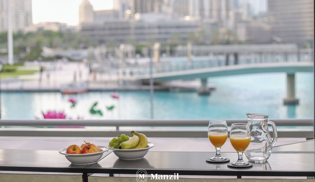 Manzil - Spacious 3B Villa w/Burj & Fountain View