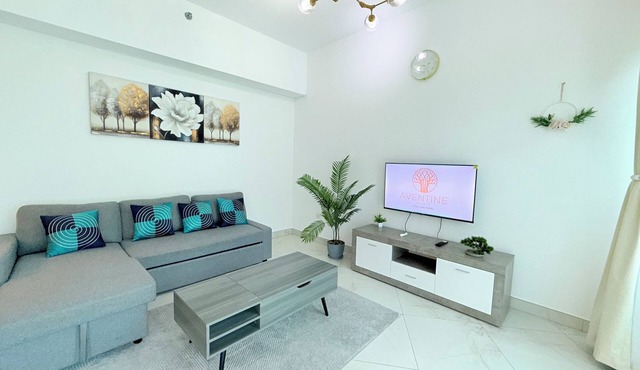 Modern 1-bedroom apartment with fitness room, swimming and Sauna