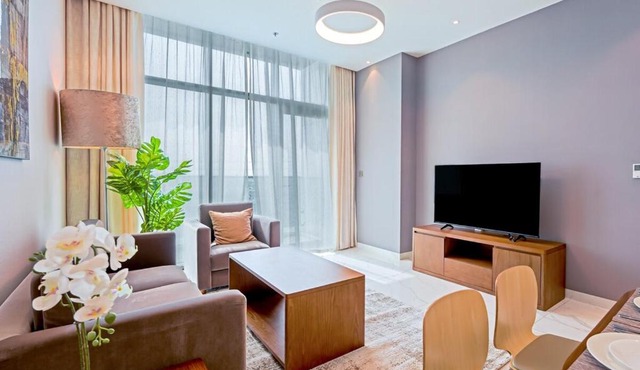Modern 1-Bedroom Apartment in Sepcoo Residence-1105