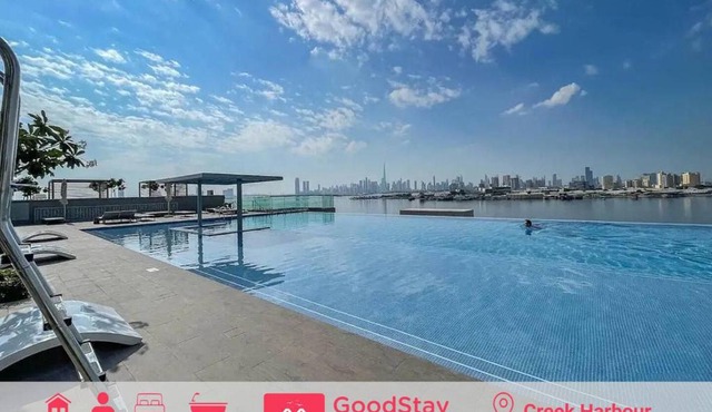 Modern 1BDR in Creek with Amazing View, High Floor