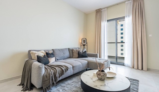 Modern & Cozy 1BR with Peaceful Vibes, Just a 20-Minute Drive to Downtown Dubai